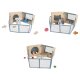 LUPILU® Hunde-Haus / Katzen-Haus / Meerschweinchen-Haus - B-Ware