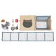 LUPILU® Hunde-Haus / Katzen-Haus / Meerschweinchen-Haus - B-Ware