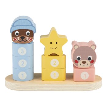 lupilu® Holz Spiel- und Lernboxen - B-Ware