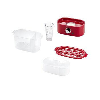 SILVERCREST® KITCHEN TOOLS 2-in-1 Hotdog-Maker und Eierkocher, mit Messbecher und Eierstecher - B-Ware