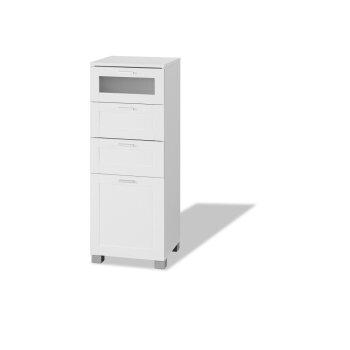 LIVARNO home Bad-Seitenschrank »Basel«, mit 4 Schubladen - B-Ware