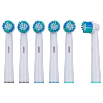 nevadent Ersatz-Zahnbürstenköpfe, mit farbiger...