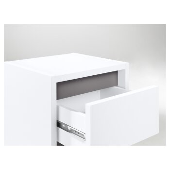 LIVARNO home Seitenschrank Oslo, mit Tür und Schublade, weiß - B-Ware
