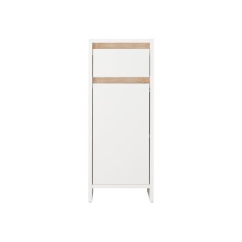 LIVARNO home Seitenschrank Oslo, mit Tür und Schublade, weiß - B-Ware