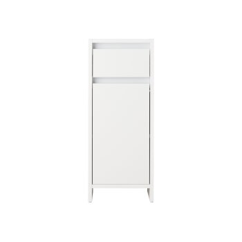 LIVARNO home Seitenschrank Oslo, mit Tür und Schublade, weiß - B-Ware