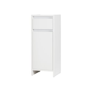 LIVARNO home Seitenschrank Oslo, mit Tür und Schublade, weiß - B-Ware