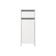 LIVARNO home Seitenschrank Oslo, mit Tür und Schublade, weiß - B-Ware