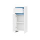 LIVARNO home Seitenschrank Oslo, mit Tür und Schublade, weiß - B-Ware