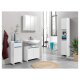 LIVARNO home Seitenschrank Oslo, mit Tür und Schublade, weiß - B-Ware