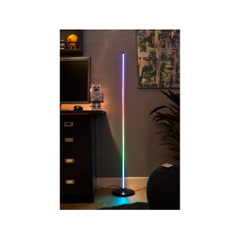 LIVARNO® Stehleuchte LED mit Audiosensor (Schwarz) - B-Ware neuwertig