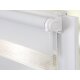 Lichtblick Duo-Rollo Klemmfix, ohne Bohren, verspannt, blickdicht, ab 45 x 150 cm (Weiß, 100 x 150 cm) - B-Ware sehr gut