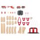 lupilu® Eisenbahn-Set Feuerwehr / Eisenbahn-Set Passagierzug / Eisenbahn-Set Farm, 36-teilig / 50-teilig / 49-teilig - B-Ware