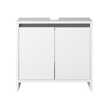 LIVARNO home Waschbeckenunterschrank »Oslo«, mit 2 Türen, weiß - B-Ware
