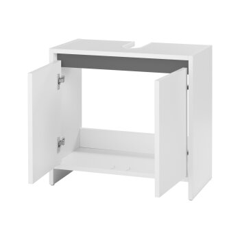 LIVARNO home Waschbeckenunterschrank »Oslo«, mit 2 Türen, weiß - B-Ware