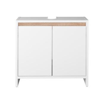 LIVARNO home Waschbeckenunterschrank »Oslo«, mit 2 Türen, weiß - B-Ware