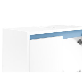 LIVARNO home Waschbeckenunterschrank »Oslo«, mit 2 Türen, weiß - B-Ware