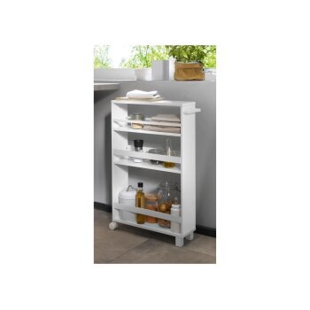 LIVARNO home Küchen-Nischenwagen, mit Rollen (Weiß) - B-Ware neuwertig