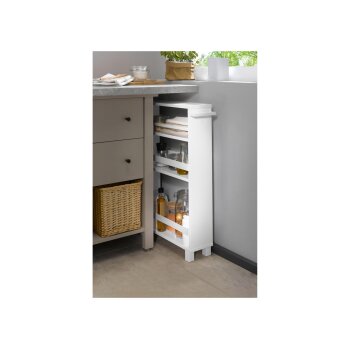 LIVARNO home Küchen-Nischenwagen, mit Rollen (Weiß) - B-Ware neuwertig