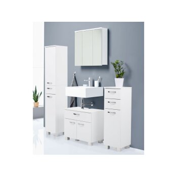 LIVARNO LIVING® Spiegelschrank »Palermo«, in Hochglanz-Optik - B-Ware