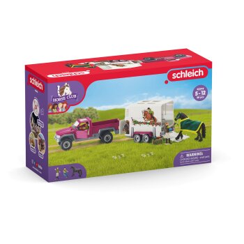 Schleich 42346 Horse Club Spielset »Pick-up mit...