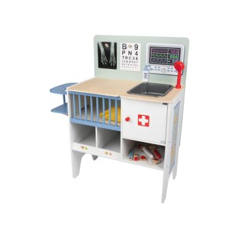 Playtive 2-in-1 Baby-Klinik und Tierarzt, 9-teilig - B-Ware