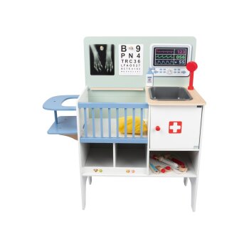 Playtive 2-in-1 Baby-Klinik und Tierarzt, 9-teilig - B-Ware