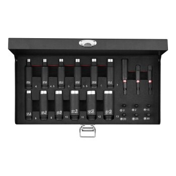 PARKSIDE PERFORMANCE® ¼ Zoll Schlagnuss-Set, für Elektro- und Handwerkzeuge - B-Ware