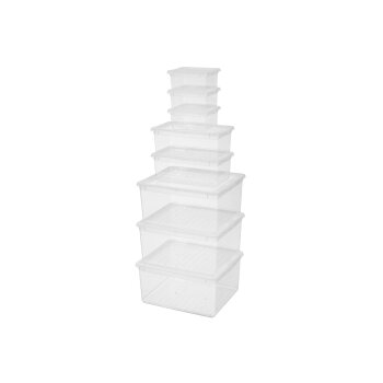 LIVARNO home Aufbewahrungsboxen-Set mit Wendedeckel,...