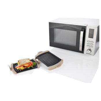 LIVARNO HOME Mikrowellen-Grillplatte, 2-teilig - B-Ware