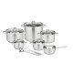GSW Kochtopf-Set Rigo, 13-teilig, Edelstahl - B-Ware sehr gut