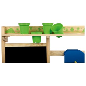 Playtive Outdoorküche, stabile Konstruktion aus Echtholz - B-Ware