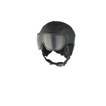 CRIVIT Damen/Herren Skihelm, mit selbsttönendem Visier, M/L, schwarz - B-Ware sehr gut