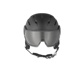 CRIVIT Damen/Herren Skihelm, mit selbsttönendem Visier, M/L, schwarz - B-Ware sehr gut