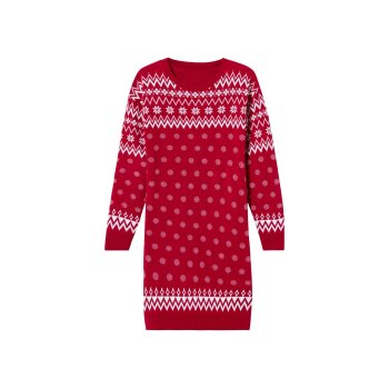 pepperts!® Kinder Strickkleid, in festlichem Design...