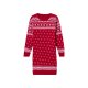 pepperts!® Kinder Strickkleid, in festlichem Design (Rot, 158/164) - B-Ware neuwertig