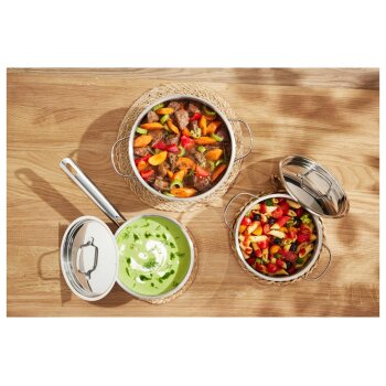 SILVERCREST® Topf-Set, 5-teilig, Edelstahl, Premium - B-Ware