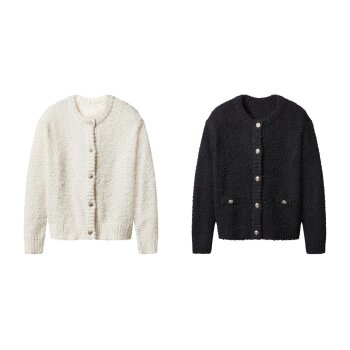 esmara® Damen Plüsch-Cardigan - B-Ware