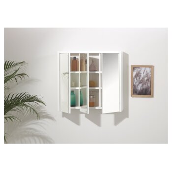 LIVARNO home Spiegelschrank, perlweiß - B-Ware