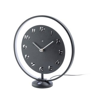 AURIOL® Tischuhr, mit LED-Leuchtring - B-Ware