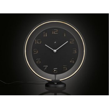 AURIOL® Tischuhr, mit LED-Leuchtring - B-Ware