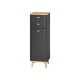 LIVARNO® Bad-Seitenschrank Corfu, anthrazit - B-Ware