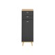LIVARNO® Bad-Seitenschrank Corfu, anthrazit - B-Ware