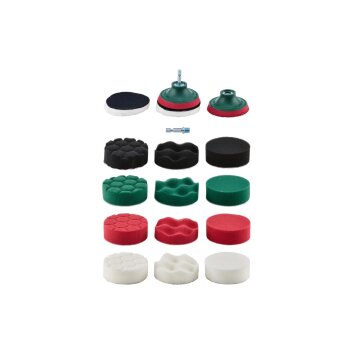 PARKSIDE® Polieraufsatz- und Schwamm-Set, wiederverwendbar - B-Ware