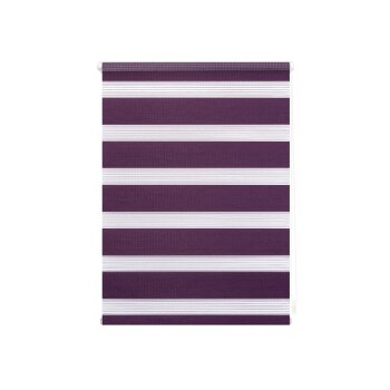 Lichtblick Duo Rollo Klemmfix, ohne Bohren, ab 45 x 150 cm (Brombeer, 60x220 cm) - B-Ware neuwertig