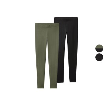 esmara® Damen Leggings, 2 Stück - B-Ware