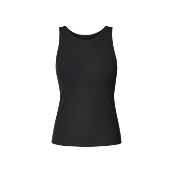 esmara® Damen Geripptes BH-Top, mit integrierten Cups...