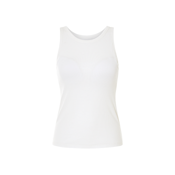 esmara® Damen Geripptes BH-Top, mit integrierten Cups - B-Ware