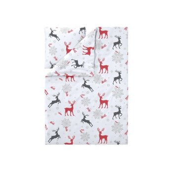 LIVARNO® Bettwäsche Fleece, 155 x 220 cm - B-Ware