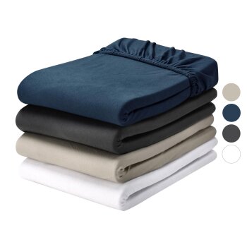 LIVARNO® Jersey-Spannbettlaken, 140-160 x 200 cm - B-Ware