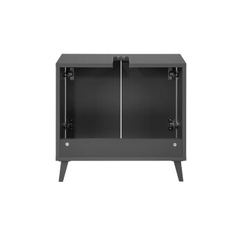 LIVARNO home Waschbecken-Unterschrank, anthrazit - B-Ware